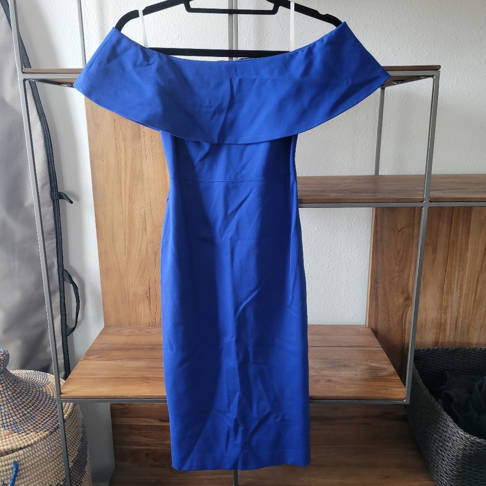 Aritzia Babaton Ruslan Blue Dress